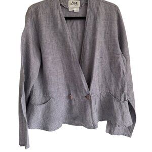 Vintage FLAX by Jeanne Engelhart "Dual Delight" Jacket Lagen look Women's Size S